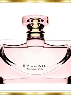 Bulgari Rose Essentielle Pink and Gold Perfume Bottle 3.4 oz New & Sealed.RARE